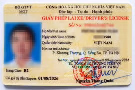 Giả mạo Quyết định của Bộ trưởng về việc thay đổi hệ thống tra cứu giấy phép lái xe