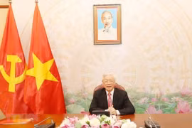 Tổng Bí thư, Chủ tịch nước Nguyễn Phú Trọng điện đàm với Thủ tướng Campuchia