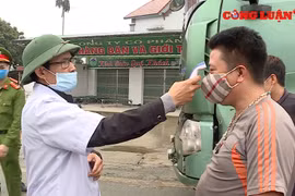 Cận cảnh chốt kiểm soát dịch bệnh tại các cửa ngõ vào thủ đô Hà Nội