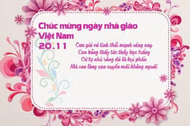 Bài phát biểu của hiệu trưởng chào mừng Ngày Nhà giáo Việt Nam 20/11