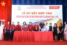 Trường Đại học Thể dục thể thao TP. HCM ký biên bản hợp tác lâu dài với FLG Việt Nam