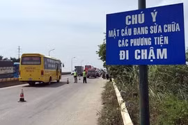Cấm các phương tiện qua cầu Thăng Long từ 6h ngày 28/7