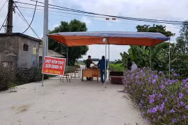Phong tỏa khẩn cấp nơi ở bệnh nhân COVID-19 ở Hải Dương