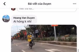 Đăng clip khoe 'bốc đầu' xe máy trên facebook, nam thanh niên bị phạt 4 triệu đồng