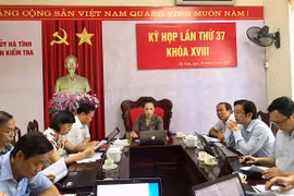 Loạt lãnh đạo Công ty TNHH MTV Thủy lợi Nam Hà Tĩnh dính kỷ luật