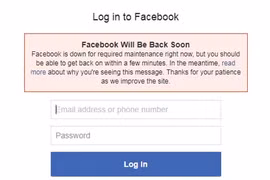 Nhiều người dùng Việt Nam gặp sự cố không thể truy cập được vào ứng dụng Facebook