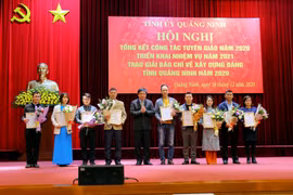 Quảng Ninh trao giải báo chí về xây dựng Đảng cho 27 tác giả có tác phẩm xuất sắc