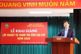 Trường Cán bộ Thanh tra cần tiếp tục có những bước đổi mới, tiếp cận mới