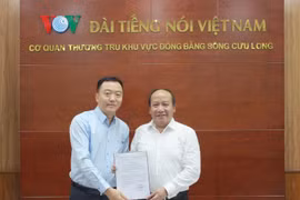 Cơ quan thường trú Đài Tiếng nói Việt Nam khu vực ĐBSC có tân Phó Giám đốc