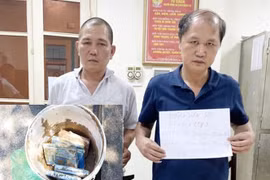 Bắt giữ đối tượng vận chuyển 6 bánh ma túy bằng thùng sơn