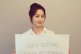 Kim Tae Hee hưởng ứng phong trào "Nurways with you” động viên chống dịch Covid-19