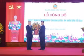 Trao Quyết định bổ nhiệm Phó Chánh án TAND tối cao