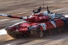 Xe tăng Nga chạy vận tốc 80 km/h, phá kỷ lục tại Army Games