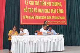 Đồng Nai chi trả bồi thường 70 tỉ tiền dự án sân bay Long Thành