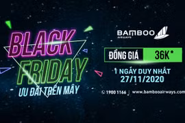 Bùng nổ ưu đãi Black Friday, Bamboo Airways tung hàng ngàn vé đồng giá 36.000 đồng