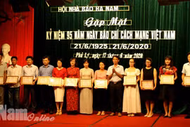 Hội Nhà báo Hà Nam tổ chức Kỷ niệm 95 năm Ngày Báo chí cách mạng Việt Nam