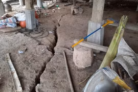 Đất nứt toác bất thường, Sơn La di dời khẩn cấp 19 hộ dân ở huyện Mường La