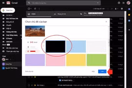 Mẹo cài đặt nền tối cho giao diện Gmail trên máy tính