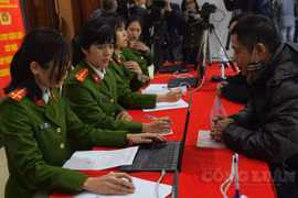 Hà Nội triển khai cấp căn cước công dân lưu động