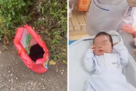 Phát hiện bé trai sơ sinh còn nguyên dây rốn bị bỏ rơi cạnh trạm y tế