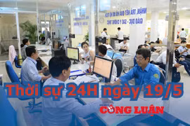 Thời sự 24H ngày 19/5: Bộ GTVT tiếp tục xếp cuối bảng về cải cách hành chính