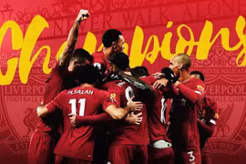 CĐV Liverpool "điên cuồng" ăn mừng vô địch