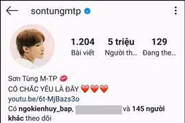 Vũ Khắc Tiệp bị 'chế giếu' khi Sơn Tùng cán mốc 5 triệu followers bỏ xa Ngọc Trinh