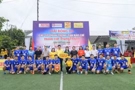 16 cơ quan thông tấn báo chí tranh tài tại Giải bóng đá cúp Trung Thành