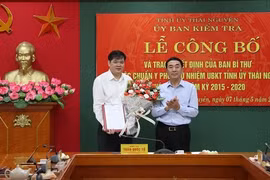 Ông Phan Thanh Hà làm Phó Chủ nhiệm UBKT Tỉnh ủy Thái Nguyên