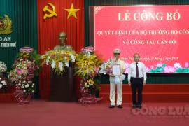 Bổ nhiệm Thượng tá Nguyễn Thanh Tuấn làm Giám đốc Công an tỉnh Thừa Thiên Huế