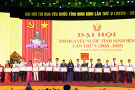 Phó Chủ tịch nước dự Đại hội thi đua yêu nước tỉnh Ninh Bình