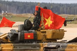 Đội tuyển xe tăng Việt Nam giành Huy chương vàng tại Army Games 2020