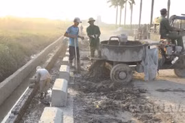 Hoài Đức (Hà Nội): Công ty TNHH Anh Huy thi công "bát nháo", chủ đầu tư ở đâu?