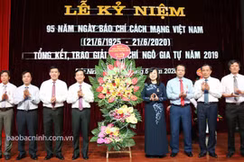 Hội Nhà báo tỉnh Bắc Ninh trao giải Giải Báo chí Ngô Gia Tự năm 2019