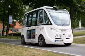 Estonia thử nghiệm xe bus tự lái