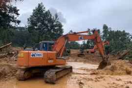 Truy tặng Huy hiệu cho hai chiến sĩ hy sinh khi làm nhiệm vụ khắc phục hậu quả mưa lũ
