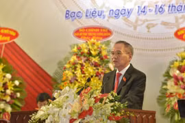 Ông Lữ Văn Hùng tái đắc cử Bí thư Tỉnh ủy Bạc Liêu