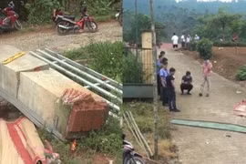 Tình hình sức khỏe của 3 học sinh bị thương trong vụ sập cổng trường mầm non ở Lào Cai
