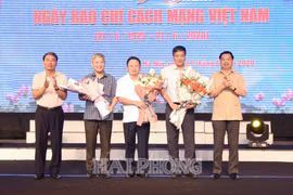 Hội đồng hương Hải Phòng tại Hà Nội gặp mặt nhân kỷ niệm 95 năm Ngày Báo chí Cách mạng Việt Nam