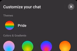 Facebook Messenger cập nhật giao diện mới có chủ đề về LGBT