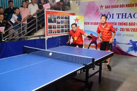 Báo Quân đội nhân dân tổ chức Hội thao chào mừng kỷ niệm 70 năm Ngày truyền thống