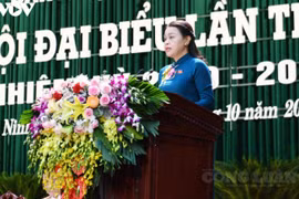 Bà Nguyễn Thị Thu Hà tái đắc cử Bí thư Tỉnh uỷ Ninh Bình