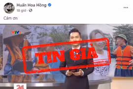 VTV24 khẳng định Huấn 'hoa hồng' xuất hiện trong clip trao quà là cắt ghép