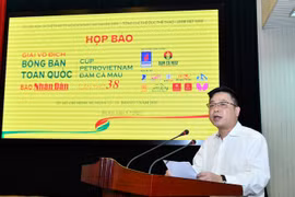 Khởi tranh Giải vô địch Bóng bàn toàn quốc Báo Nhân Dân lần thứ 38