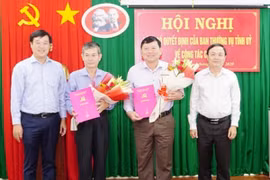 Đồng Tháp điều động, bổ nhiệm Trưởng Ban Nội chính và Trưởng Ban Tổ chức Tỉnh ủy