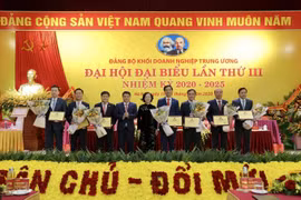 Tổ chức lễ gắn biển hai công trình Dầu khí chào mừng Đại hội Đại biểu Toàn quốc lần thứ XIII của Đảng
