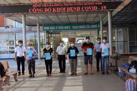 Quảng Nam: 4 ca nhiễm COVID-19 cuối cùng được xuất viện