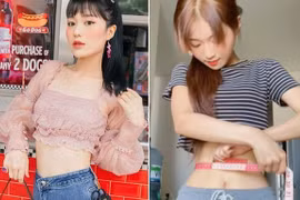 Han Sara khoe vòng eo 51 dẫn đầu showbiz Việt