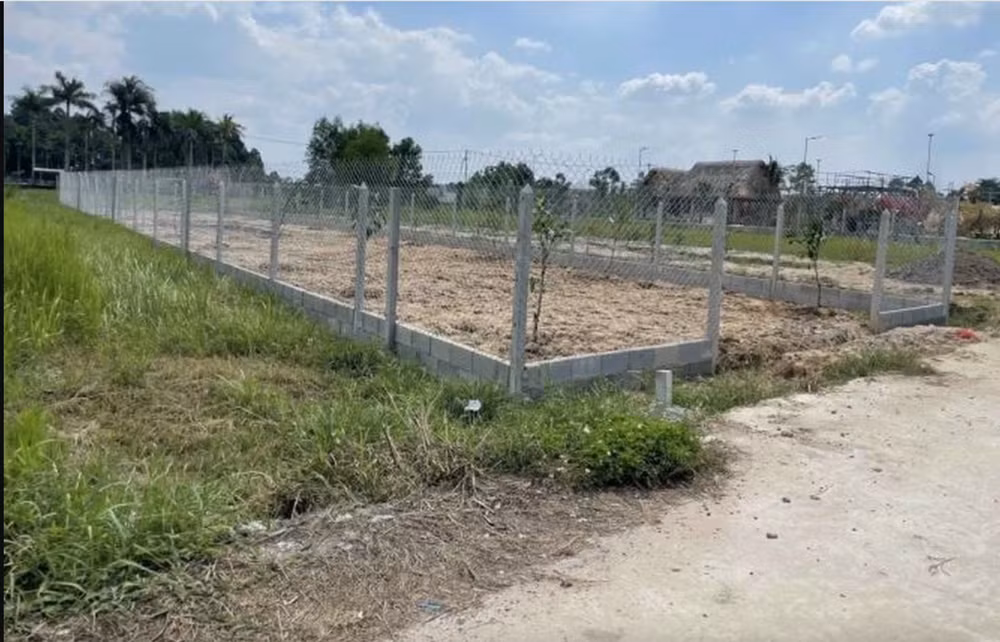 Một khu đất vườn rao bán ở xã Tân Phú Trung, huyện Củ Chi.