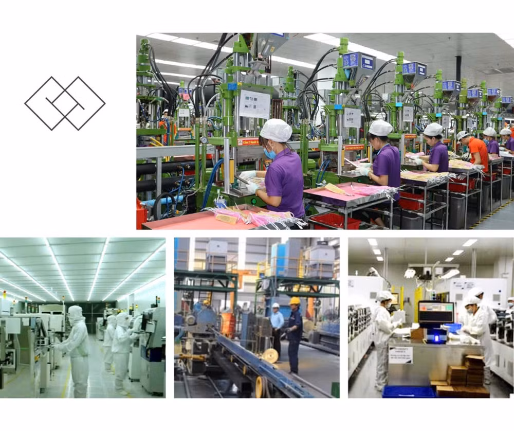 Công nhân làm việc trong KCN Vsip Nghệ An